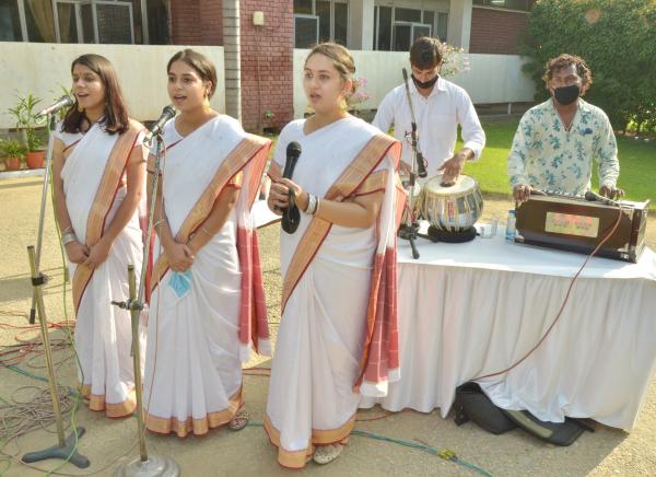 Students Participate in the Celebration of Independence Day on 15th August,2020